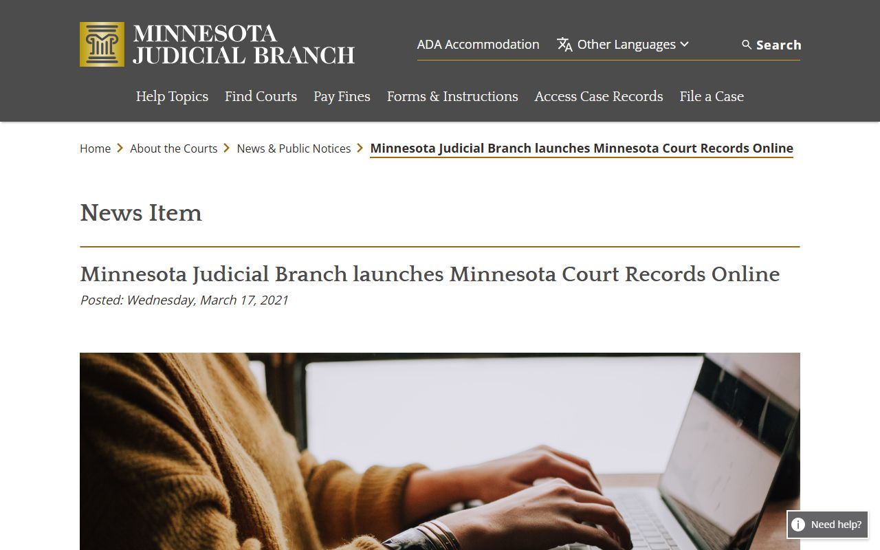 Itasca County court records MCRO online public documents